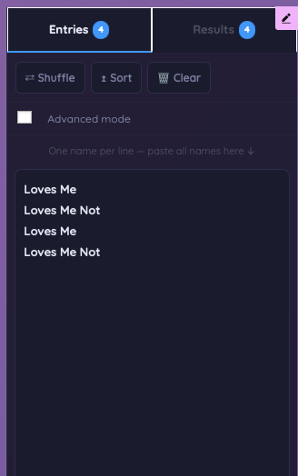 add option area